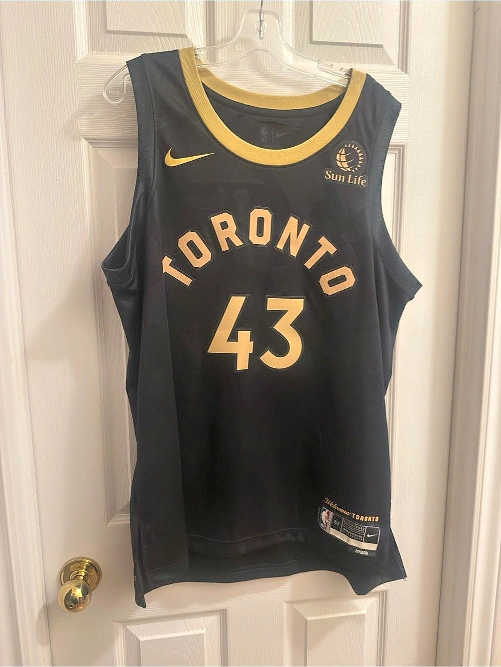 Nike Toronto Raptors Pascal Siakam City Edition Swingman Jersey Men's black & go
